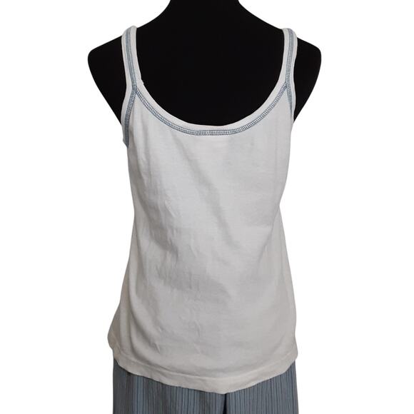 Disney Parks WDW Vintage Mickey Embroidered Pajama Set Wide Leg Pants Cami Top L - Picture 5 of 13